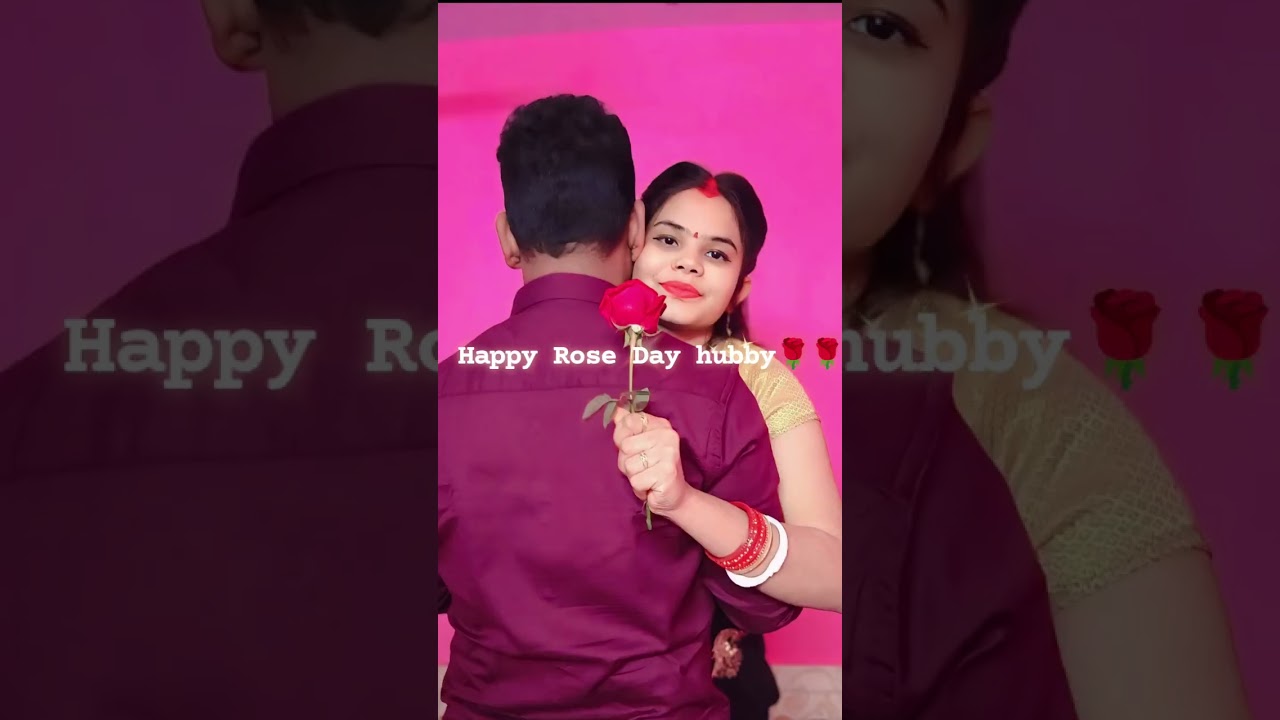 Happy Rose Day hubby 🌹🌹🥀😘😘💕 