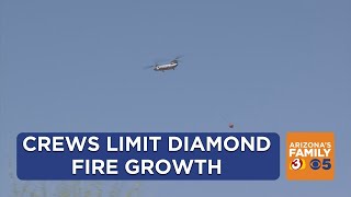 Crews 'very successful' overnight against Diamond Fire in Scottsdale