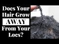 Does Your Hair Grow Away From Your Locs? #howdoyourlocsgrow