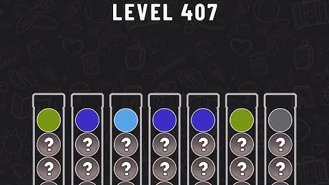 Ball Sort Puzzle Level 407 #ballsortpuzzle #ballsortpuzzlegameplay #puzzlegame #mobilegames