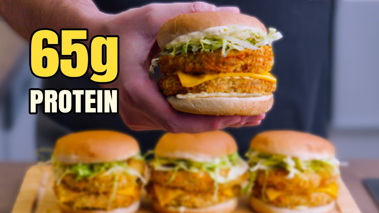 Сбросьте вес, съев этот двойной хрустящий куриный бургер.