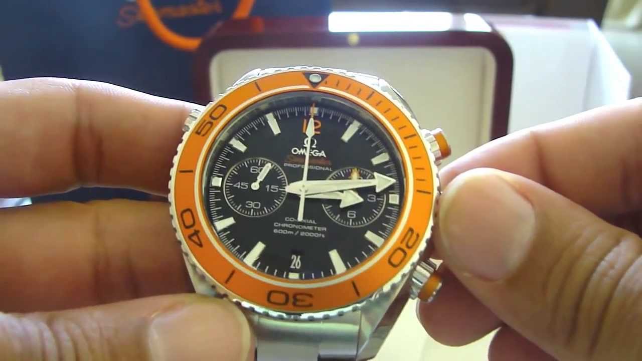 omega 007 seamaster orange
