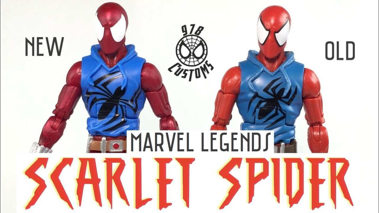 marvel legends scarlet spiderman
