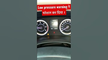 Low pressure warning ⚠️ issue in Creta 2020. #shorts #viralshorts #creta2020 .