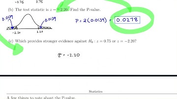 9.2, Hypothesis Tests for a Pop. Mean, Standard Deviation KNOWN, PART 2, P-value Method