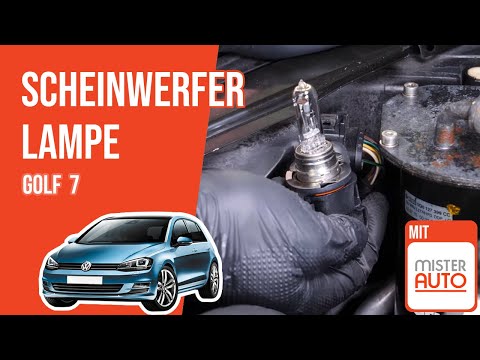 Wie Golf 7 Scheinwerfer Lampe wechseln 