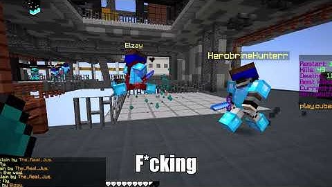 Elzay casually showing off the best kit in cubecraft ffa