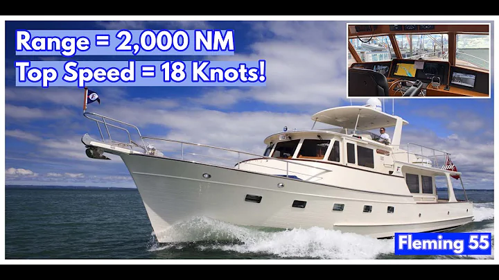 $2.2M Fleming 55 Trawler YACHT TOUR! (Perfect Live...