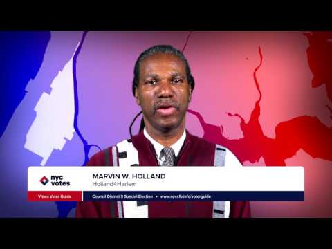 2017 Council District 9 Special Election: Marvin Holland