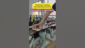 Small box sealingand labeling machine#machine #factory #labeling #agent #box  #factoryproducts