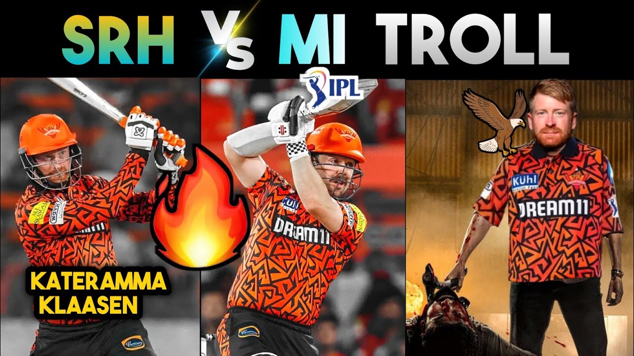 SRH vs MI IPL 2024 MATCH NO.8 TROLL 🔥 | IPL TROLLS | HITMAN KLAASEN HARDIK | CRICKET TROLLS TELUGU