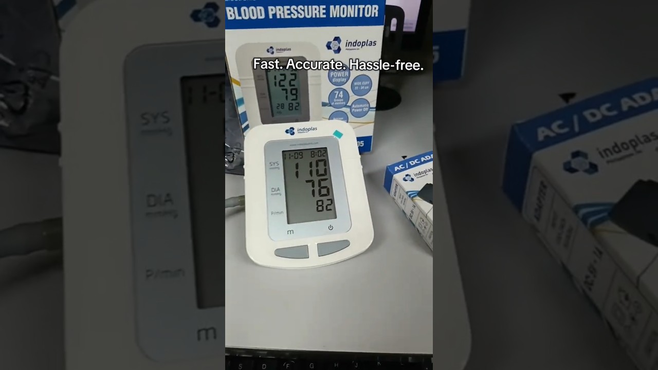 UNBOXING my new Indoplas Blood Pressure Monitor 🩺 Super easy to use and accurate – 