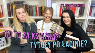 Nie pamiętamy przeczytanych książek😅 Ft. @DoktorBook - Co to za książka challenge?