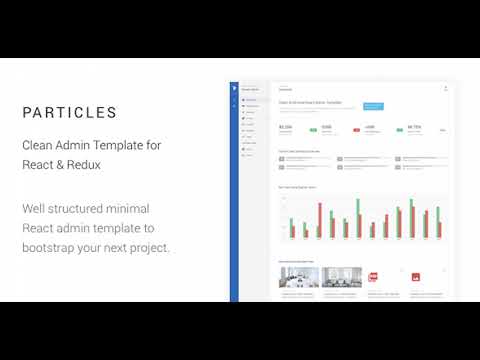 Particles - Clean Admin Template for React | Themeforest Website Templates and Themes