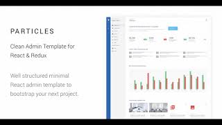 Particles - Clean Admin Template for React | Themeforest Website Templates and Themes