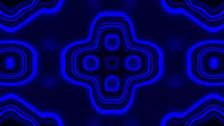 TRIPPY BLUE MANDALA RAVE VISUALS 4K SHROOM DANCE DJ PARTY