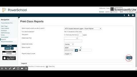 Finding student username and passwords through Powerschool