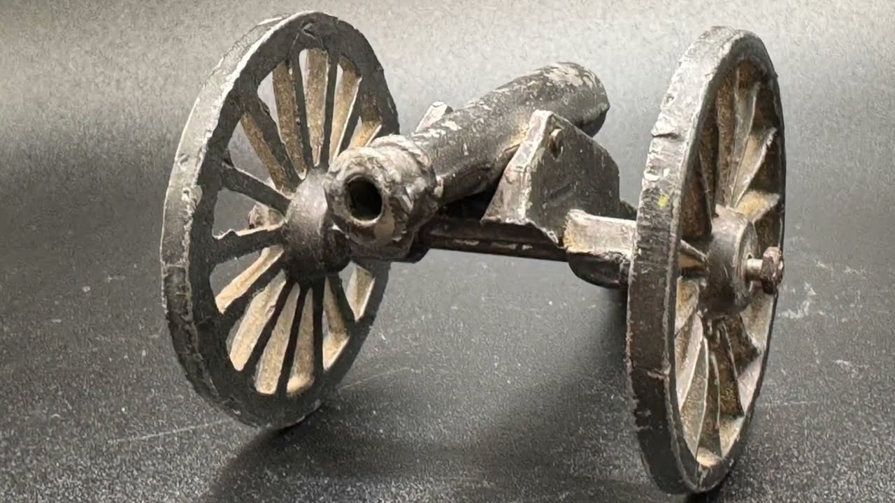 Penncraft Mini Cannon: A Tiny 1841 U.S. Field Gun Replica - YouTube