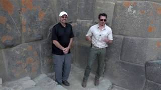 Timothy Alberino with L.A. Marzulli at Ollantaytambo, Peru