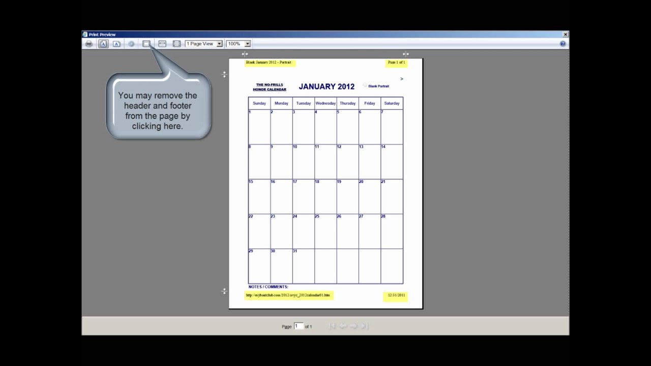 The No Frills Printable Calendar How To Print Our Calendars In  The No Frills Printable Calendar How To Print Our Calendars In