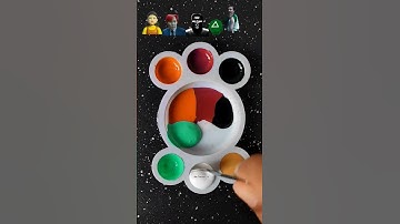 Guess the final color of Squid Game 2 part137 #colormixing #satisfying #asmr #squidgame