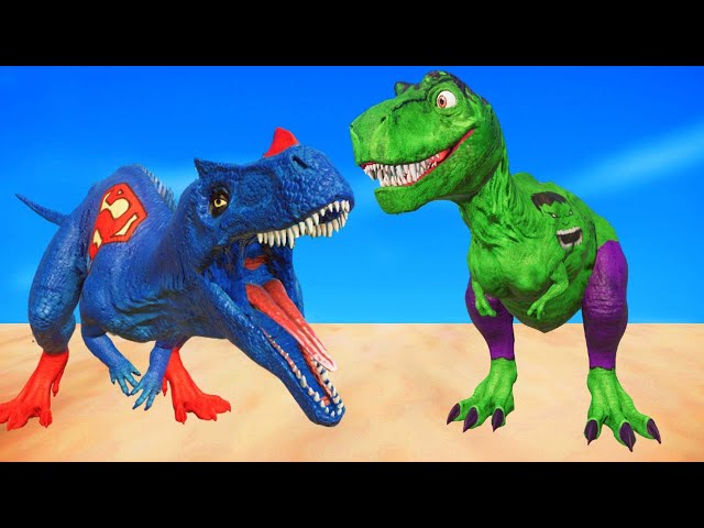 Dinossauro do Flash VS Dinossauros dos Super-Heróis  Jurassic World  Evolution 🌎 Jogo de Dinossauro 