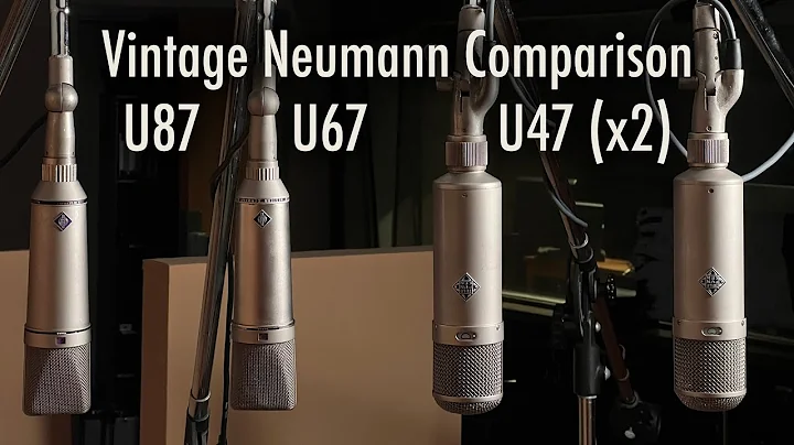 Vintage Neumann Comparison: U87, U67, U47 x2