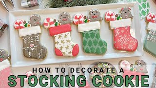 How to Decorate a Stocking Cookie + AIRBRUSHING 101 Tips!