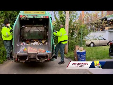 Sanitation workers seeing more trash, working longer hours in Baltimore City