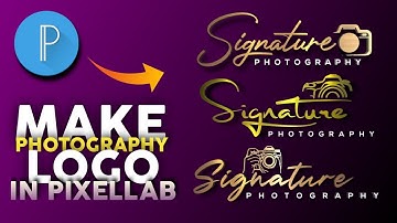 Make professional Photography logo in pixelLab | signature logo tutorial pixelLab 🔥 | Ruku khan