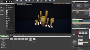 UE4 Dynamic Candle Setup