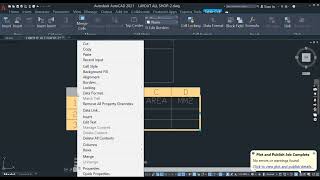 How to link dimensions to table cells in autocad .