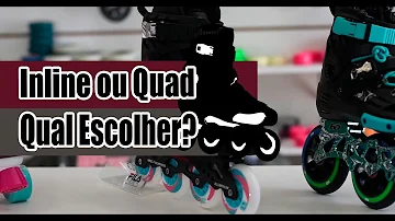 É mais fácil andar de roller ou patins?