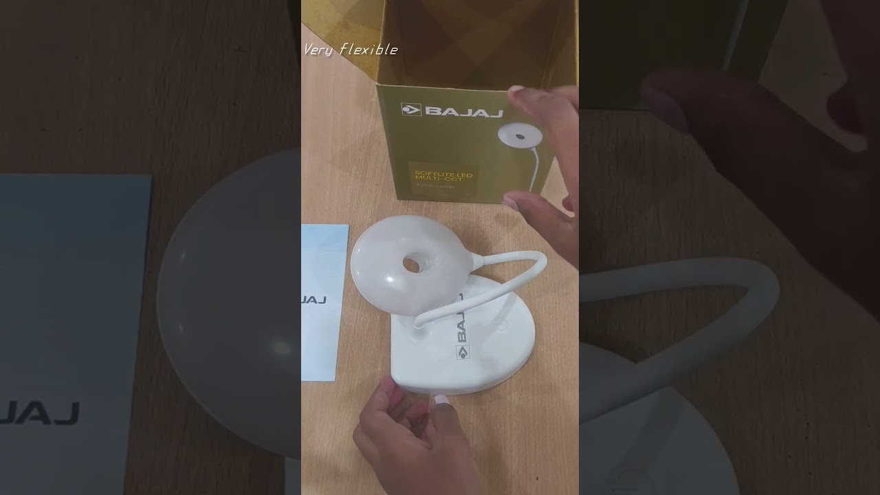Bajaj Softlite LED Multi- CCT Table Lamp Unboxing II 