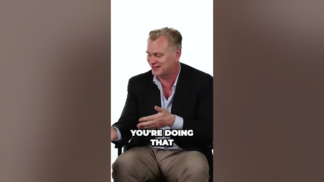 Why does Christopher Nolan shoot on film? YouTube