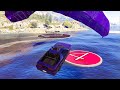 Flying Cars w/ Parachutes (Overtime Rumble) - GTA V Online Funny Moments | JeromeACE