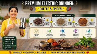 ☕ Coffee Grinder Machine Review | Fresh Coffee in Seconds | Powerful Electric Grinder