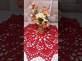 💞Centro de Mesa Redondo em Crochê Disponível na loja virtual link na descrição🛍️
