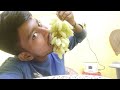 Grapes  eating show  eating grapes 