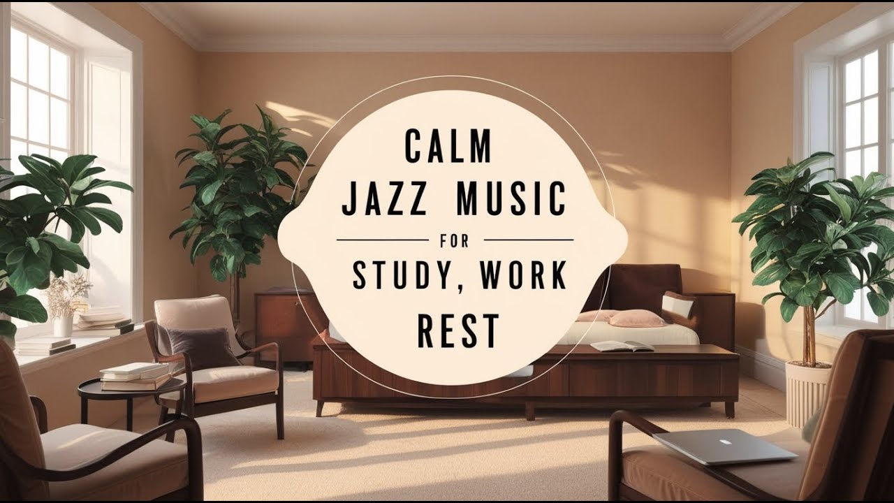 Calm Jazz Music For Study, Work, Rest