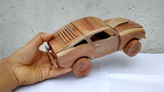 carrito de madera /Mustang / juguete de madera /woodworking