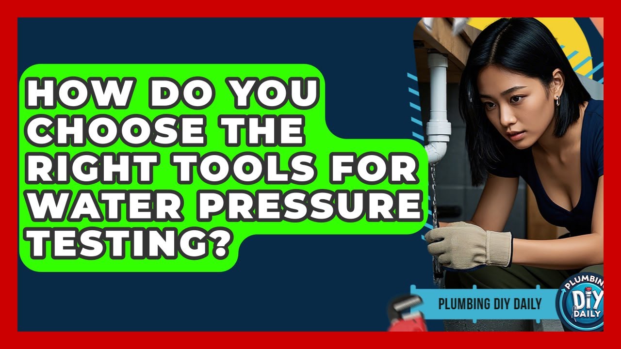 How Do You Choose The Right Tools For Water Pressure Testing? - Plumbing DIY Daily