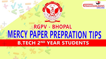 RGPV Mercy Paper Prepration Tips for 4th Sem Students