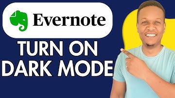 How To Turn On Dark Mode On Evernote