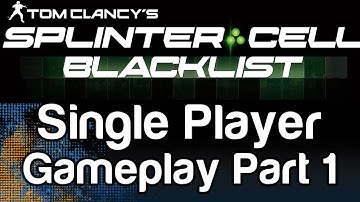 Splinter Cell Blacklist Single Player Gameplay Playthrough Part 1 - Intro: Andersen Air Force Base