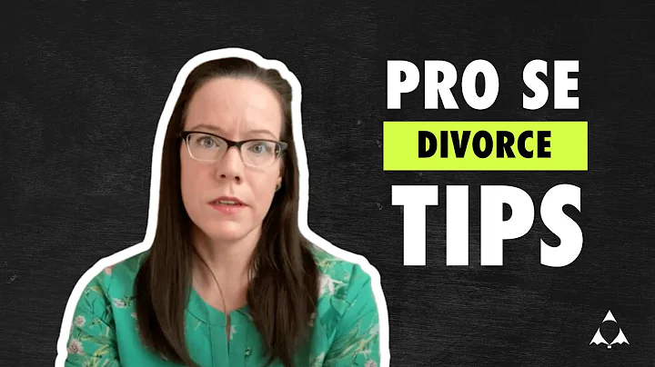 Tips for Going through Divorce Pro Se