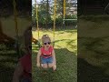 Bella on the swingset