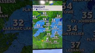 A chilly start to Tuesday in Vermont and Northern New York, with rain in the forecast