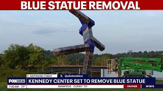 Kennedy Center set to remove Blue statue @fox5dc