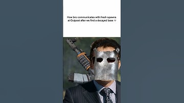 Bro finds one decayed base and starts talking crazy 😭 #rust #rustmeme #gaming #fyp #memes #edit